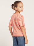 Juniors wonderful day butterfly sequins stripe tshirt (Summer)