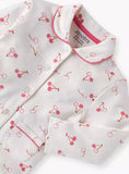 Juniors all over cherry printed shirt & Pyjama set (set of 2)