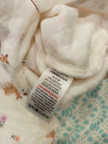 Juniors white deer quilted & padded Sleepsuit (Winter)