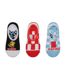 Vans haribo multi color block print socks (set of 3)