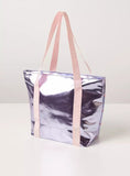 Barbie pink holographic handbag