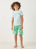 Juniors dino stripe shirt & shorts set (set of 2) (Summer)