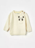 Juniors Fleece Ribbed Koala Applique Pullover (Winter)