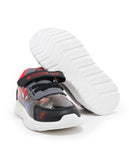 R&B black spiderman printed shoes