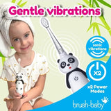 Brush Baby WildOnes Panda Kids Electric Rechargeable Toothbrush
