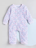 Juniors flower embossed sleepsuits (set of 2)
