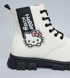 R&B white hello kitty long shoes