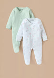 Juniors duck printed sleepsuit (set of 2)