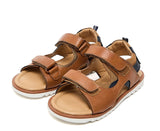 R&B brown boys sandals