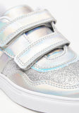 Florabella silver glittery textured shoes