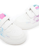 R&B minnie mouse printed white shoes