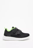 Oaklan black shoes with green lining