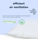 Comfy baby newborn pillow with memory foam