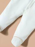 Giggles pin embroidered sleepsuit