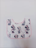 Disney Pink Minnie Mouse bib(waterproof)