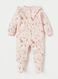 Juniors unicorn & rainvow printed sleepsuits (set of 2)