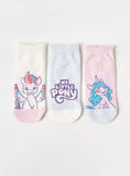Hasbro My Little Pony Printed Sock - Set of 3
