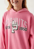 Peanuts pink fleece lined long hoodie (Winter)