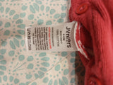 Juniors pink all over hearts printed knitted openfeet sleepsuit (Winter)