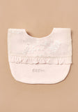 Giggles Ruffled Bib with Snap Button Closure