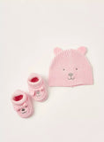Juniors Beanie cap & booties(set of 2)(winter)