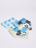 Disney Mickey full of smiles bandana bib & booties(set of 5)