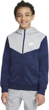 Nike navy & grey boys Zipper pullover (Winter)