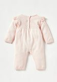 Matalan peach knitted openfeet sleepsuit (Winter)