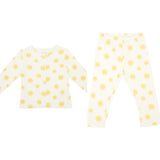 R&B yellow sun printed shirt & Pyjama set (set of 2)