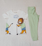 Juniors off to bed shirt & Pyjama set (set of 2) (Summer)