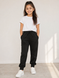 Juniors black girls jog pants (Winter)