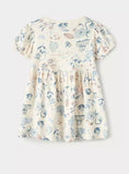 Juniors all over pastel printed frock (Summer)