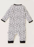 Juniors smiley embroidered openfeet sleepsuit