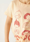 Juniors my funky hairstyles shirt & pyjama set (set of 2) (Summer)
