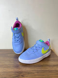 Nike blue perforated shoes