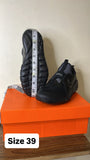 Nike flex runner 2 solid black slip on shoes (Box Packaging)