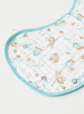 Giggles vehicle burpy muslin bibs