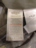 Eligo green floral full sleeves frock (Winter)