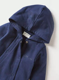 Juniors navy hooded & padded sleepsuit (Winter)