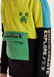 Minecraft colorblock fleece lined sweatshirt (Winter)