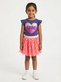 R&B shine printed shirt & skirt set (set of 2) (Summer)