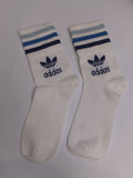 Adidas multicolor stripped textured socks