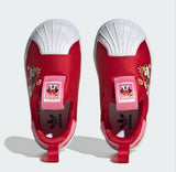 Adidas minnie mouse red slip on shoes (Box Packaging)