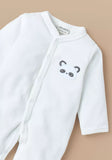 Juniors white koala embroidered closedfeet sleepsuit (Winter)