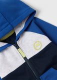 Matalan grey & blue colorblock fleece lined hoodie (Winter)