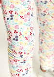 Juniors colorful floral leggings