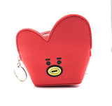 BT21 Red Key chain pouch