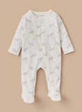 Juniors ribbed zibbed sleepssuit & cap set (set of 2)