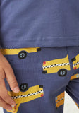 Juniors lion taxi bus printed shirt & pyjama set (Set of 2) (Summer)
