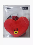BT21 red plush pouch
